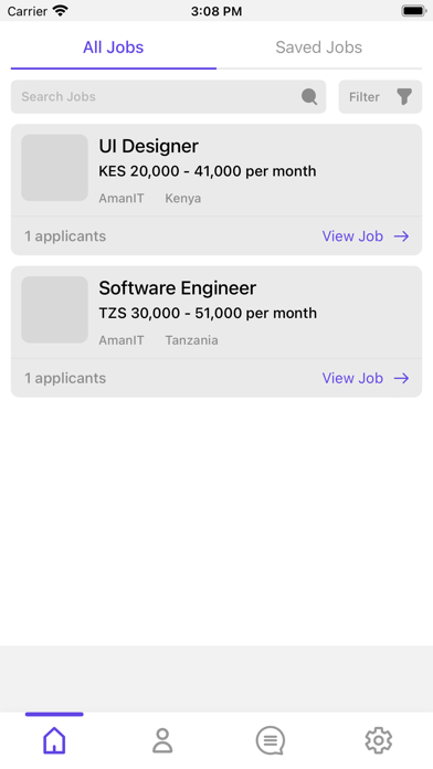 Zaajira: Job Search App Screenshot