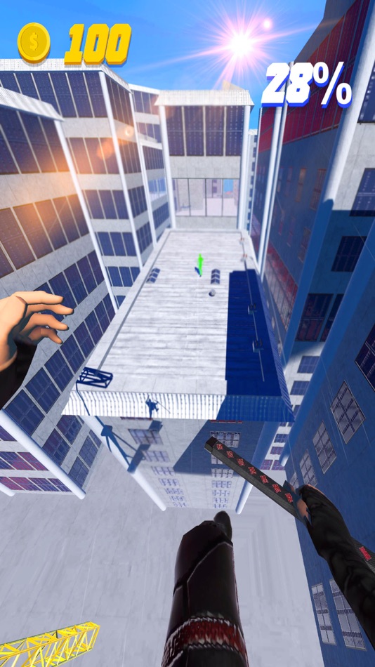 #1. Rooftop Ninja Run (iOS) Podle: Mad Hook