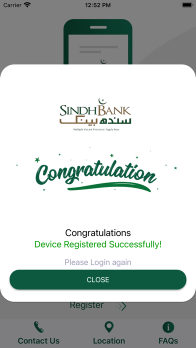 SindhBank Screenshot
