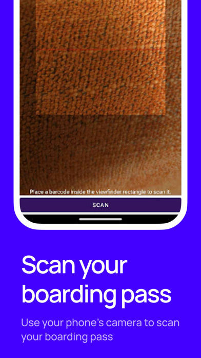 Boarding Pass Scan Screenshot