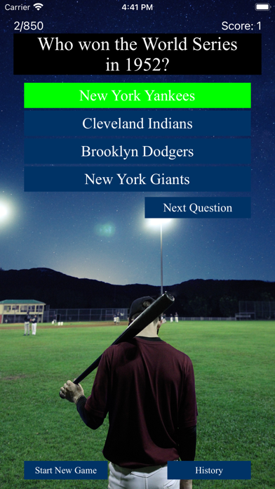 Baseball Trivia Pro Screenshot