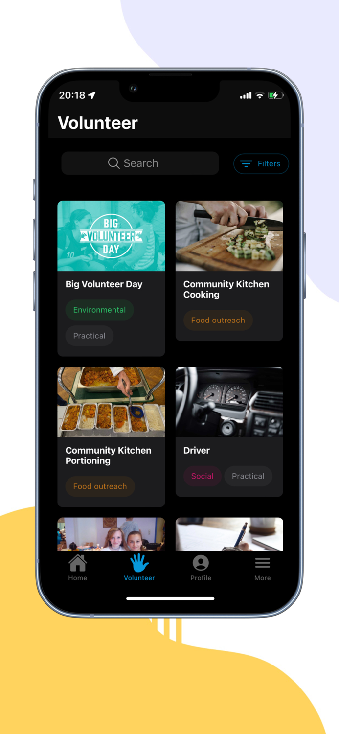 ServeNow - Volunteering