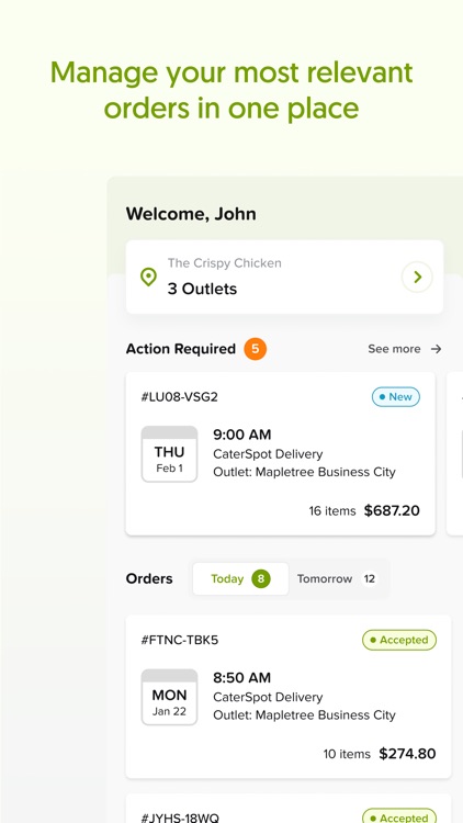 CaterSpot for Merchants
