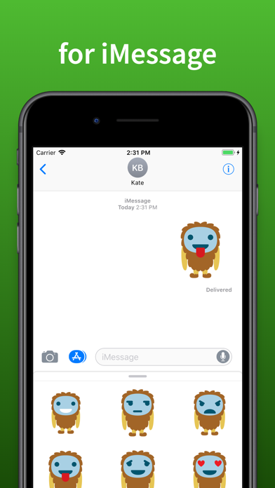 Screenshot #3 pour Yeti Emojis Stickers for text