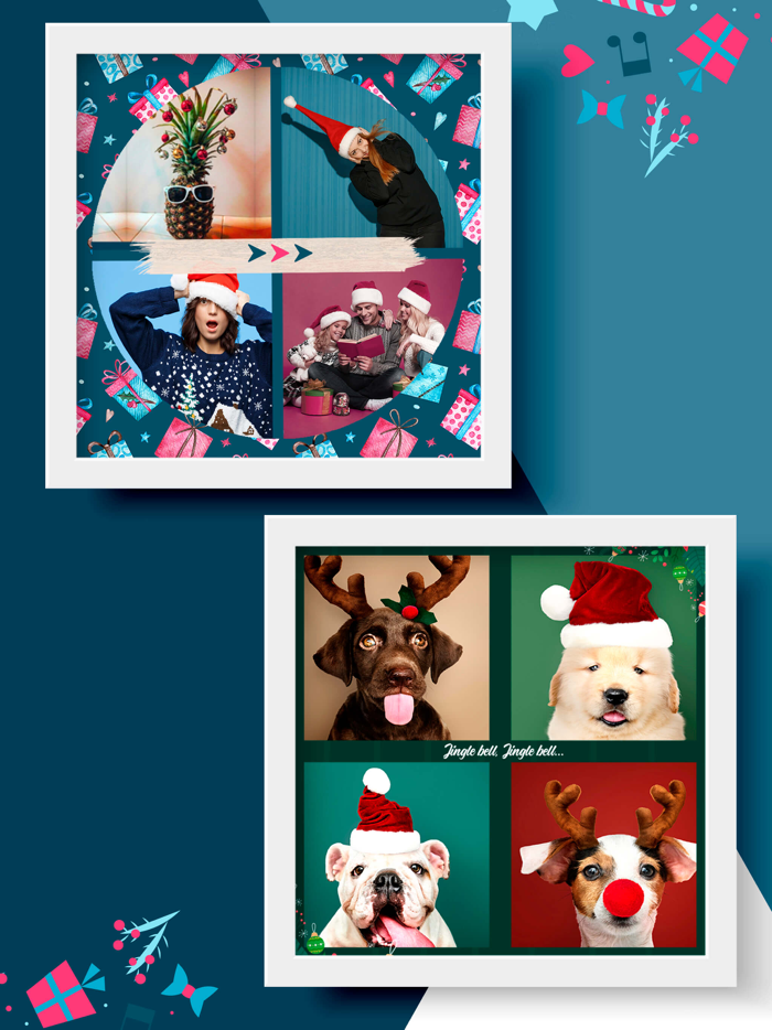 Merry Christmas Frames Editor.