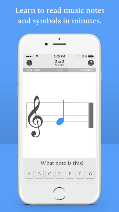 Screenshot #1 pour Blue Note Music Flash Cards