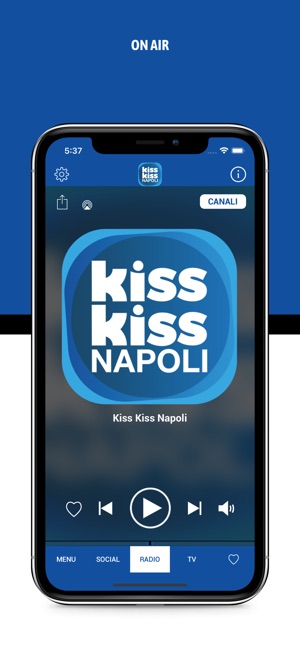Radio Kiss Kiss Napoli 2.0 su App Store