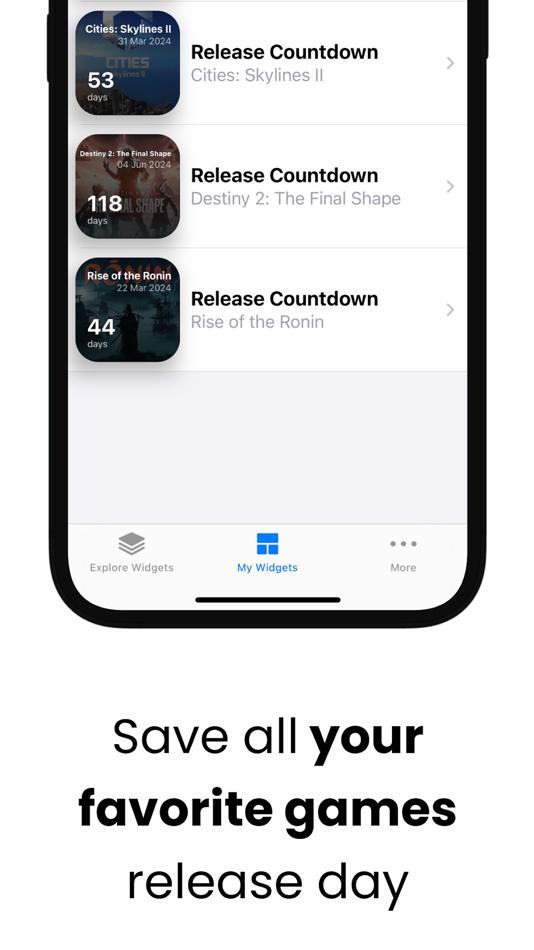 #4. GameTracker: Widget for Gamers (iOS) 由: Antonio Giarrusso