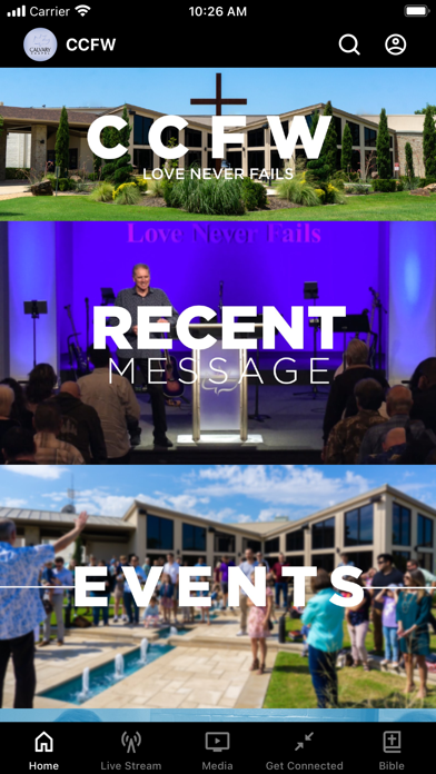 Calvary Chapel Fort Worth Screenshot