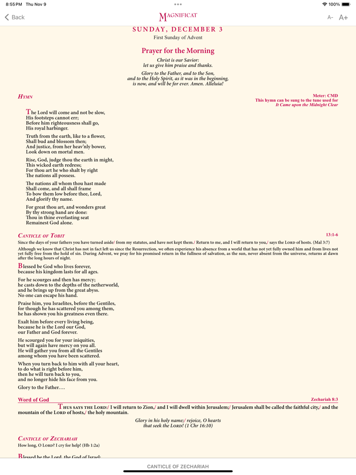 Advent Magnificat 2023