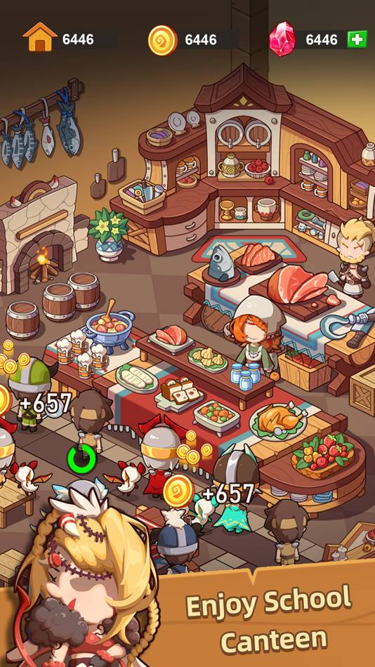 #4. Idle Dragon School—Tycoon Game (iOS) 来自: First Magic Co.,Ltd