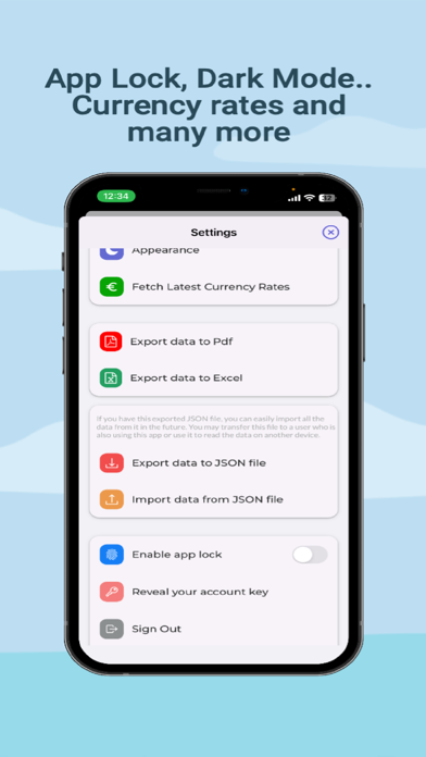 Expenses Manager by Webwizard Screenshot