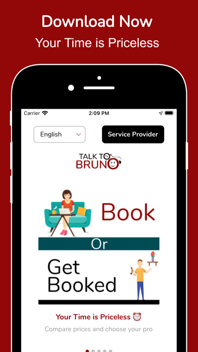Talk To Bruno: Book Local Pros Screenshot