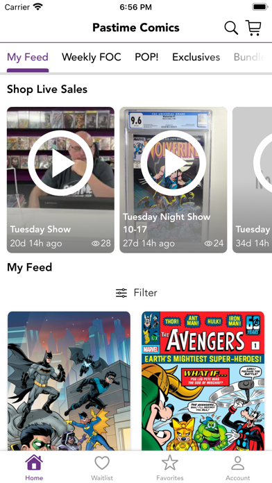 Pastime Comics Screenshot