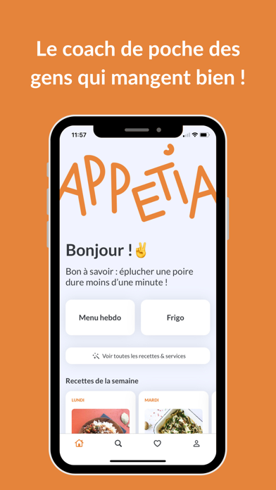 Appetia - Idée recette facile Screenshot