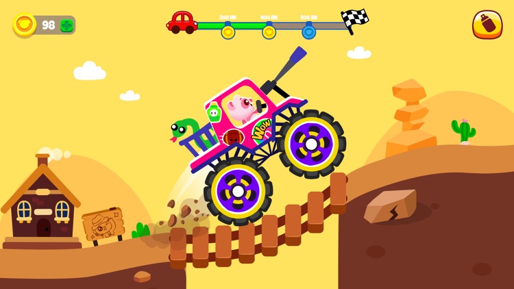 Monster Truck Piggy Panda screenshot-5