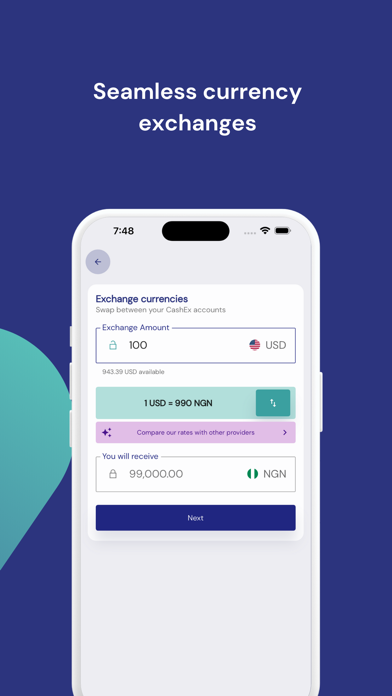 CashEx - Digital Banking Screenshot