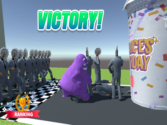 grimace shake: road battle