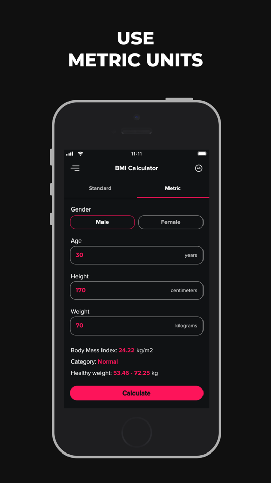 #2. BMI Calculator and Tracker (iOS) By: SHPAVDA, TOO