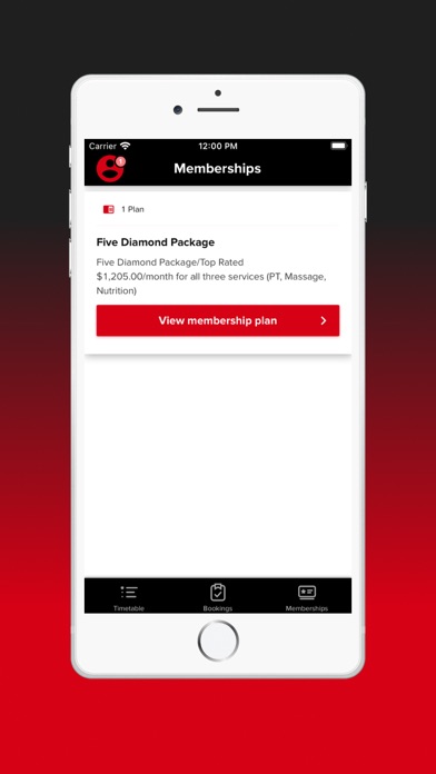 Five Diamond Fitness Screenshot