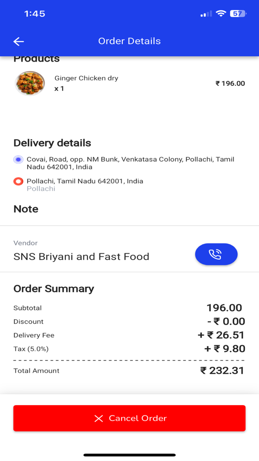 #8. box food online delivery app (iOS) 由: Senthil Kumar Chinnapparaj