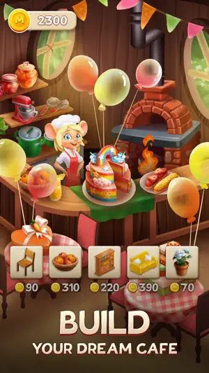 Merge Inn - Tasty Match Puzzle screenshot 1