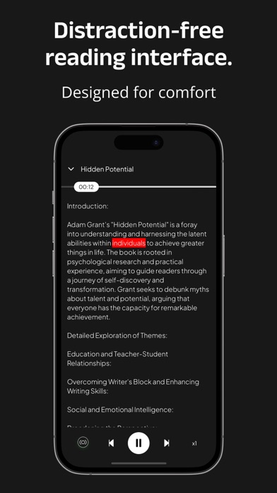Booksum - speed reading Screenshot