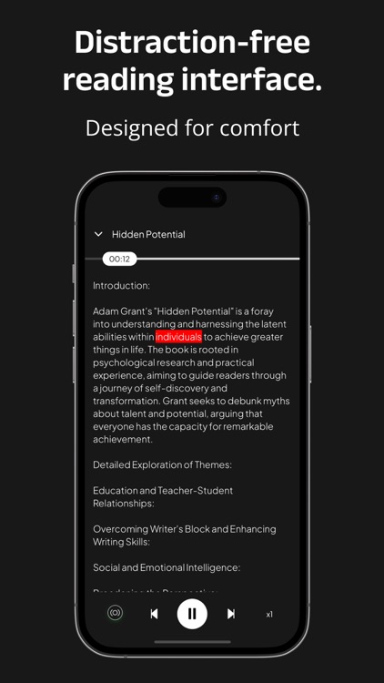 Booksum - speed reading