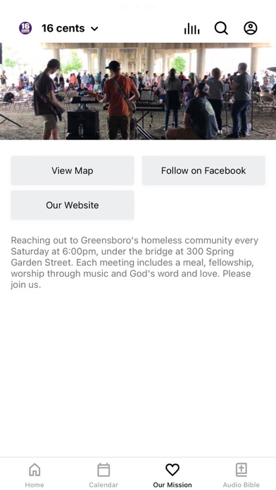 16 cents ministry Screenshot