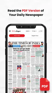 times of india newspaper app iphone screenshot 2