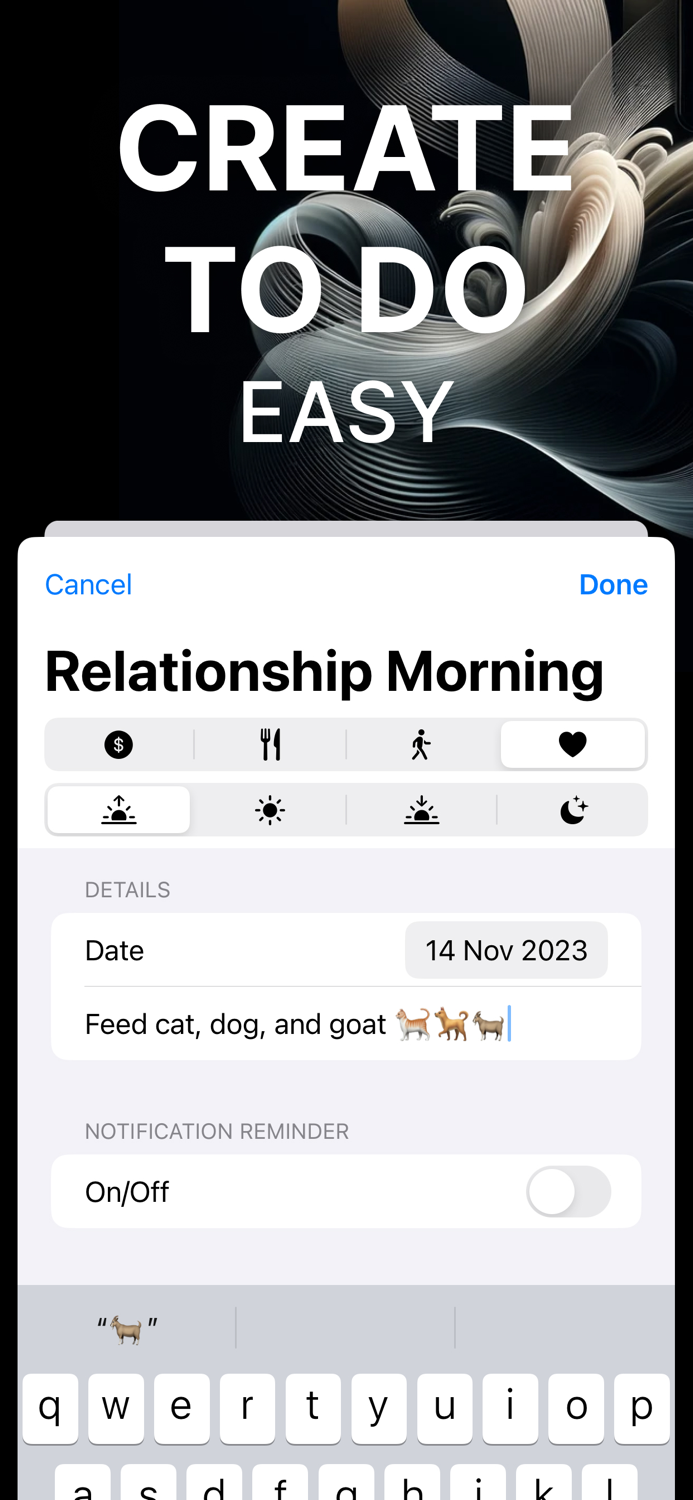 Dont Think Daily To Do List
