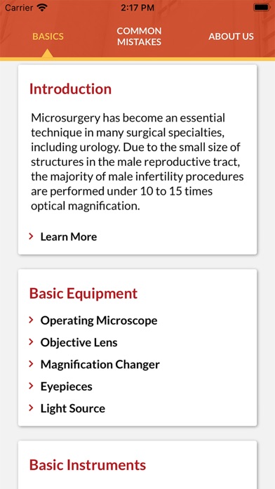 Male Infertility Microsurgery Screenshot