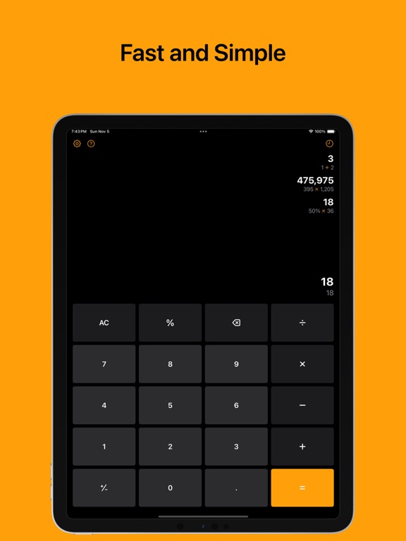 Screenshot #5 pour Calculator Widget +