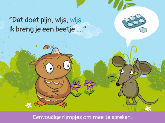 Kleine uil - Kinderrijmpjes iPad app afbeelding 3