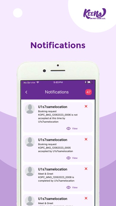 Keen On Petcare iPhone screenshot 7 - Business app