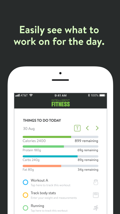 Intelligent Fitness Screenshot