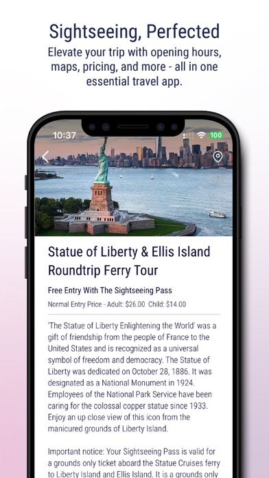 Sightseeing Pass Travel Guide Screenshot