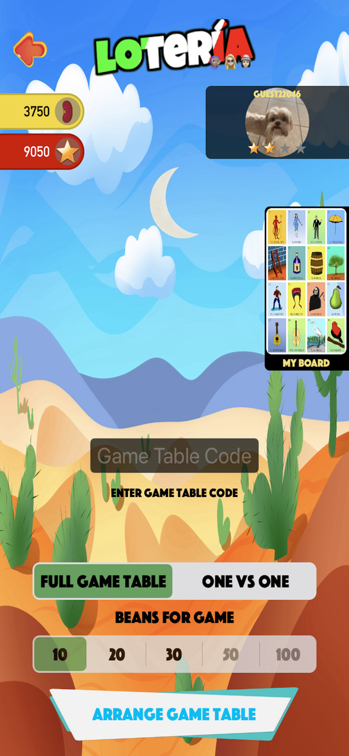 Lotería Mexicana Game