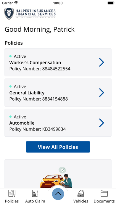 Halpert Insurance Online Screenshot