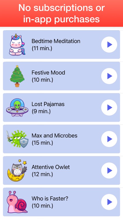 Bedtime stories for calm kids