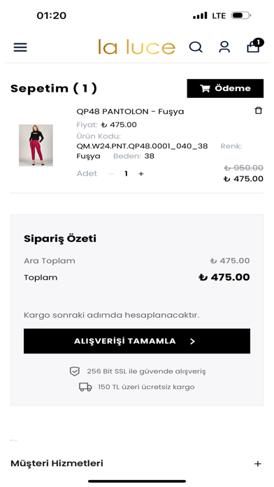 la luce giyim Screenshot