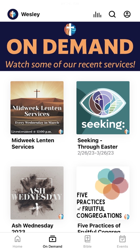 #2. Wesley Memorial UMC (iOS) 由: Wesley Memorial UMC