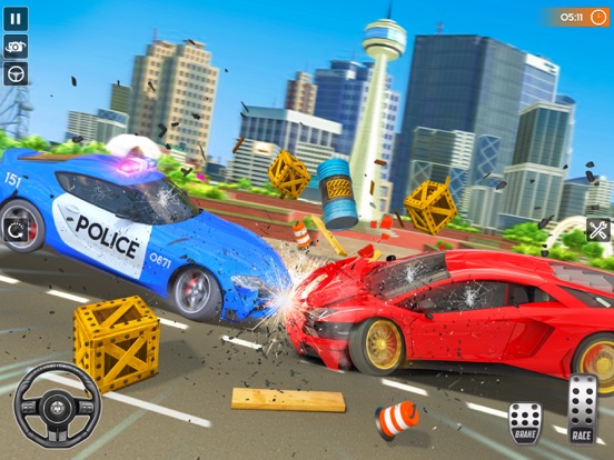 Police Chase Game: Car Crash iPad screenshot 6 - Games app