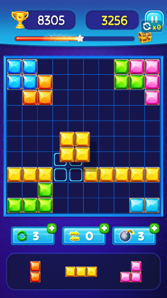 #3. Block Puzzle - Gem Block (iOS) 由: Son Mai