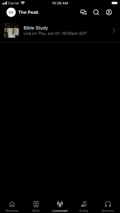 The Peak Community Church Screenshot
