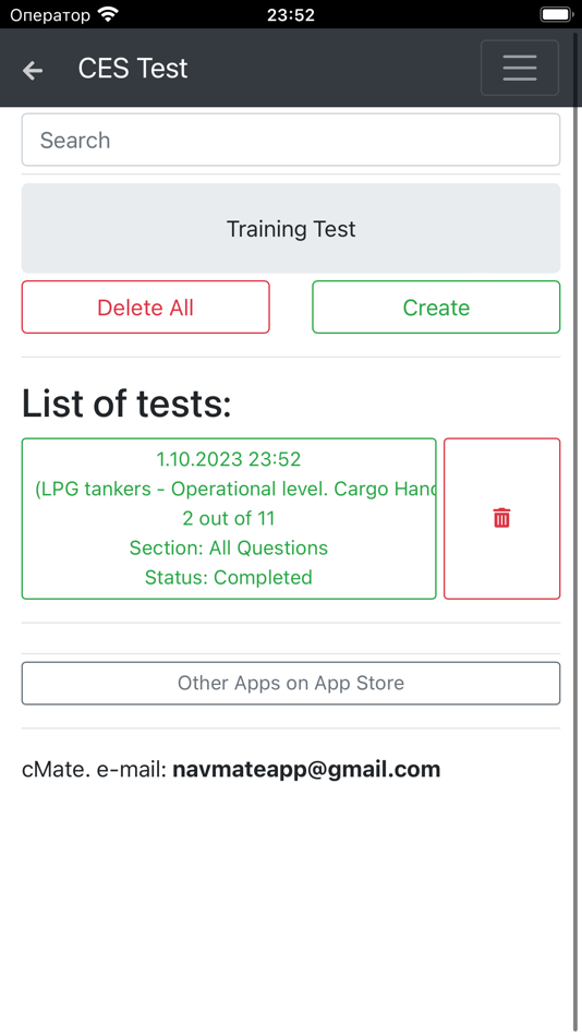 #7. LPG tankers CHaS Operational (iOS) Podle: Maxim Lukyanenko