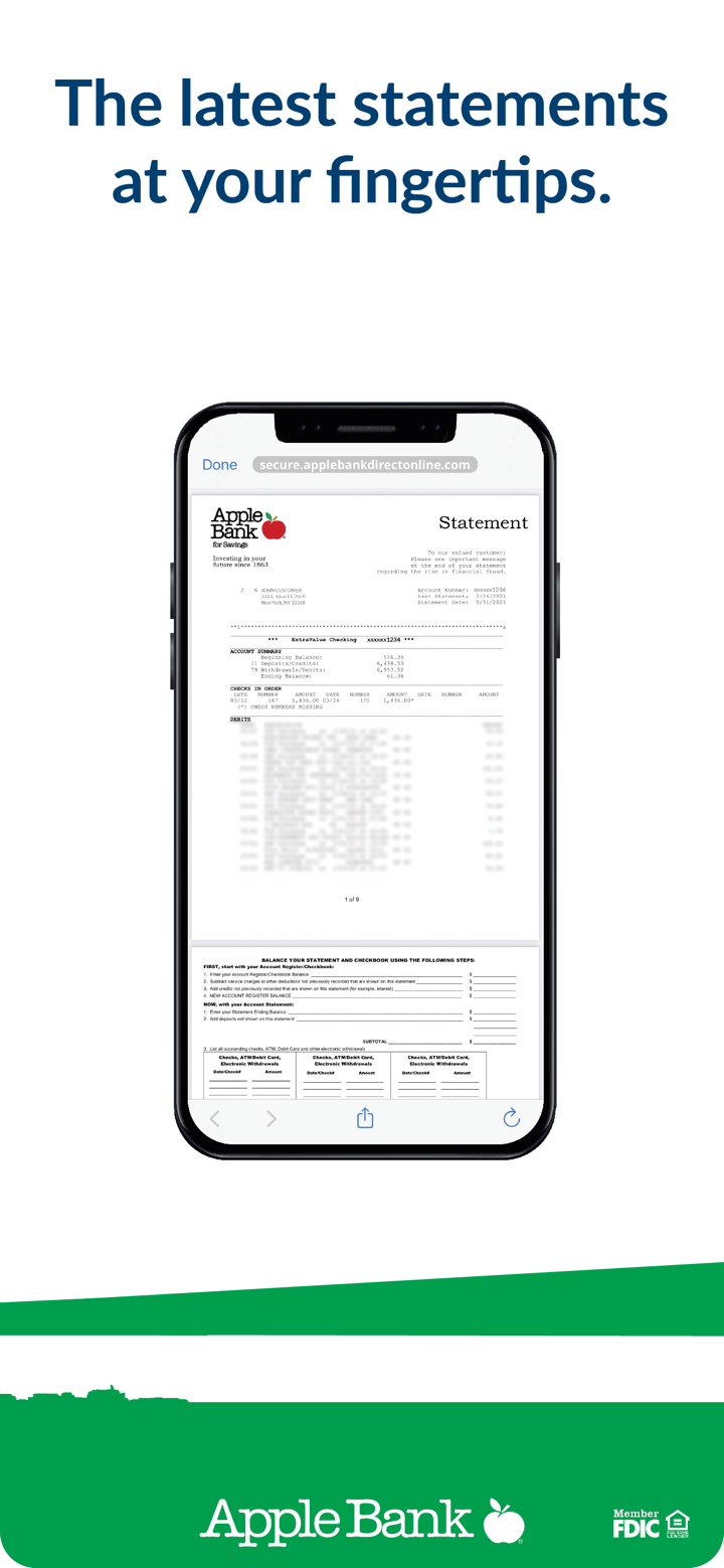 Apple Bank Mobile Banking screenshot 8