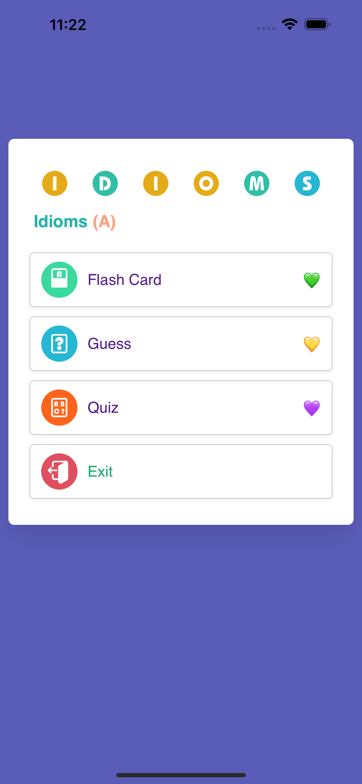 English Idiom Word Game