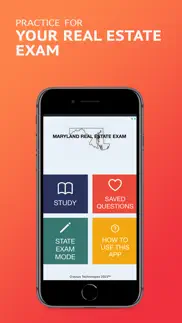 maryland real estate exam iphone screenshot 1