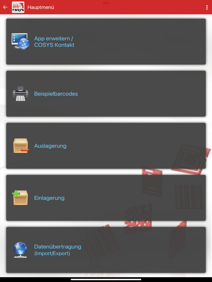 COSYS Lademittelverwaltung